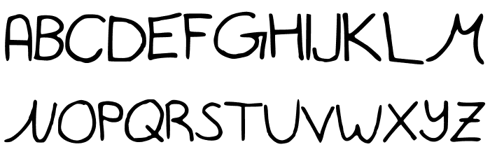 NotDot 字体 大写