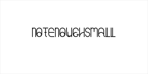 NotEnoughSmall Logo