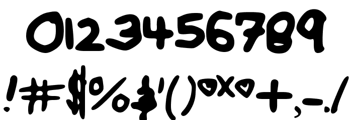 NotEven Font OTHER CHARS