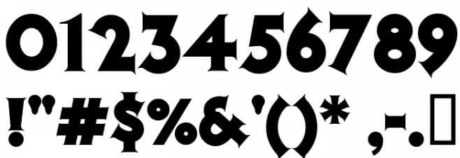 NotMaryKate Font OTHER CHARS