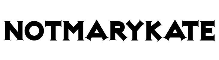 NotMaryKate  フリーフォントのダウンロード