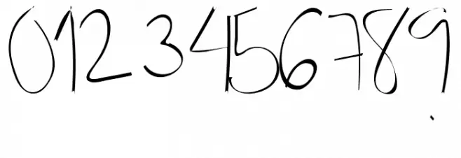 NotMyHandwriting-Regular Font OTHER CHARS