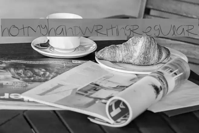 NotMyHandwriting-Regular Font examples