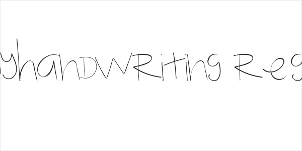 NotMyHandwriting-Regular Logo