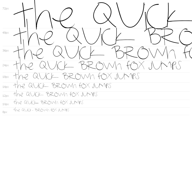 NotMyHandwriting-Regular Waterfall