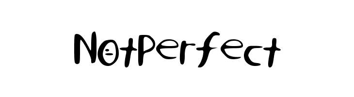 NotPerfect  フリーフォントのダウンロード