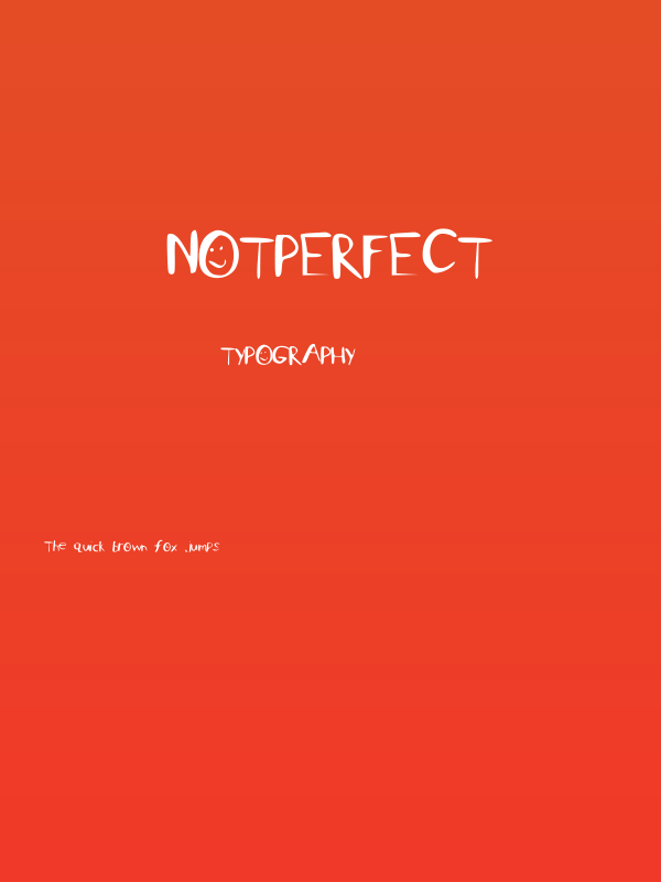 NotPerfect Poster