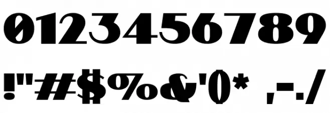 Notable Regular Font OTHER CHARS