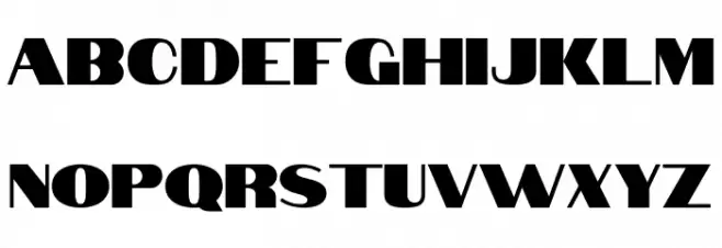 Notable Regular Font UPPERCASE
