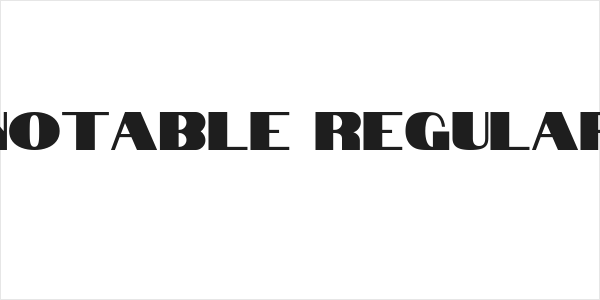 Notable Regular Logo
