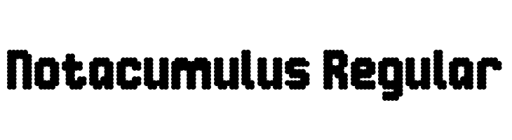 Notacumulus Regular  لخطوط تنزيل