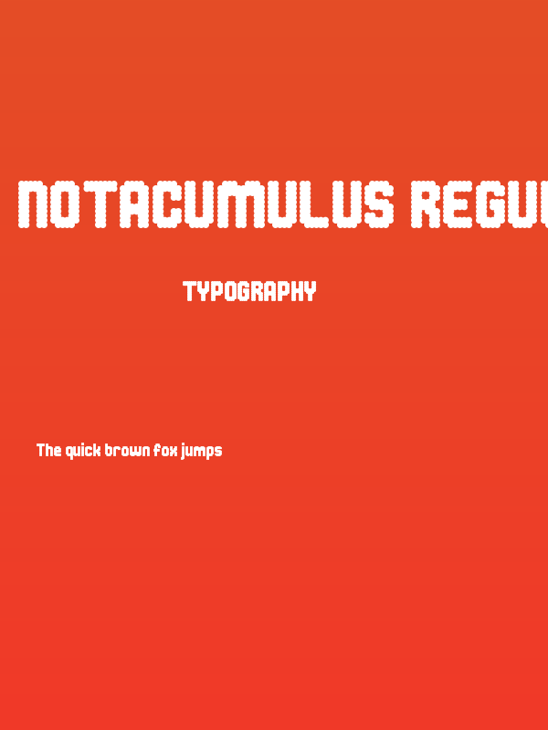 Notacumulus Regular Poster