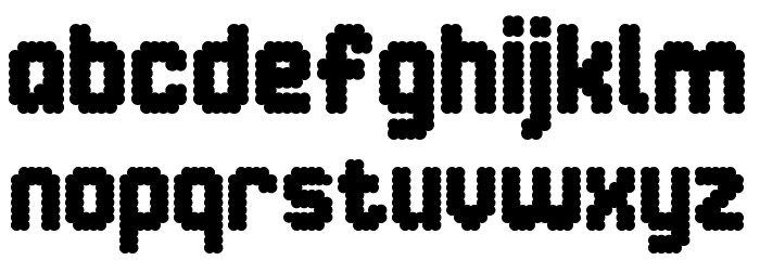 Notacumulus Regular Font LOWERCASE