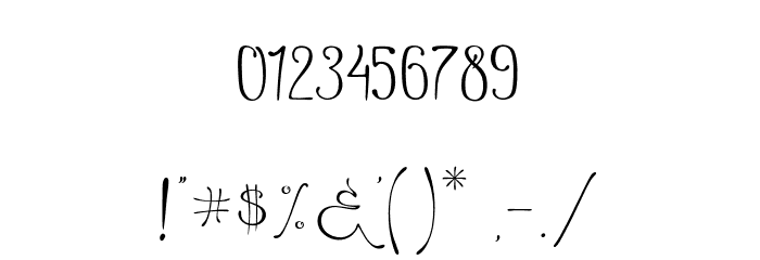 Notalistic Font OTHER CHARS