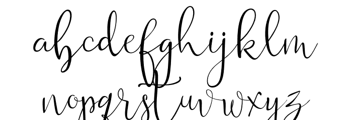 Notalistic Font LOWERCASE