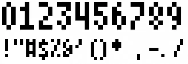 Notalot18 Regular Font OTHER CHARS