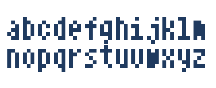 Notalot18 Regular Lowercase