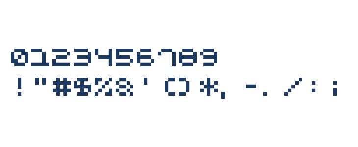 Notalot25 Regular Other Characters