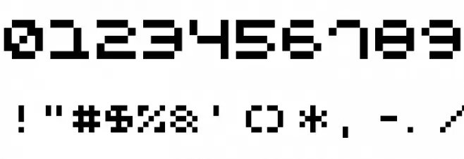 Notalot25 Regular Font OTHER CHARS