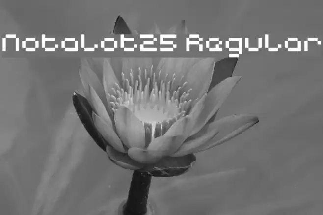 Notalot25 Regular Font examples