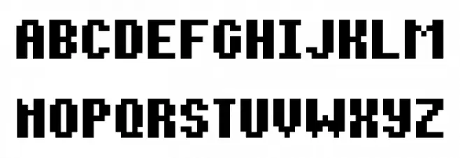 Notalot35 Regular Font Litere mari
