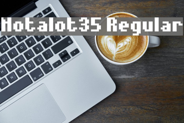 Notalot35 Regular Font examples