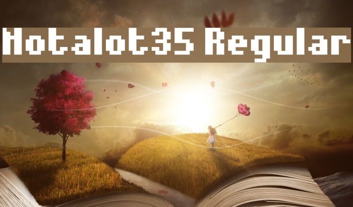 Notalot35 Regular Font examples