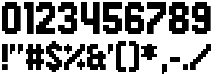 Notalot60 Regular Font OTHER CHARS