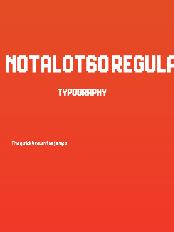 Notalot60 Regular Poster