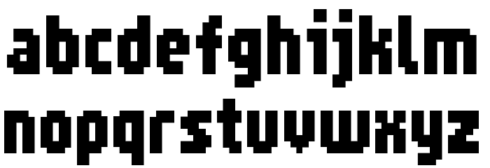 Notalot60 Regular Font LOWERCASE