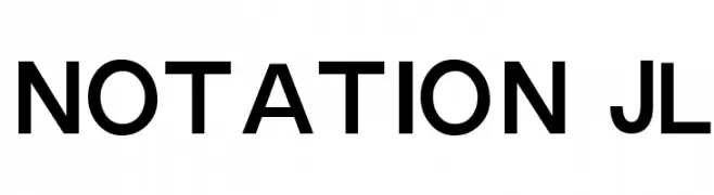 Notation JL  baixar fontes gratis