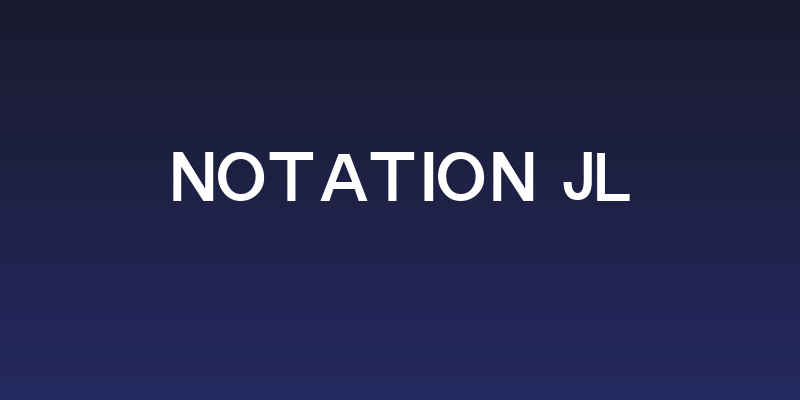 Notation JL Social Header