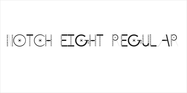 Notch Eight Regular Logo
