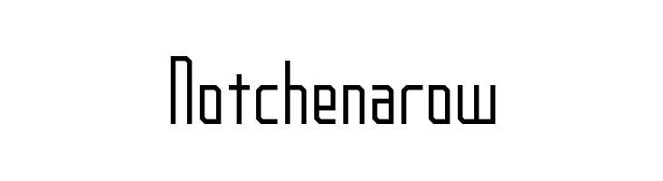 Notchenarow Font