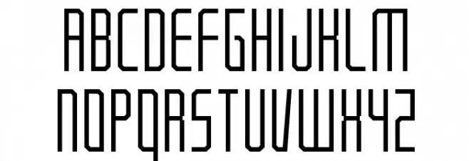 Notchenarow 字体 大写