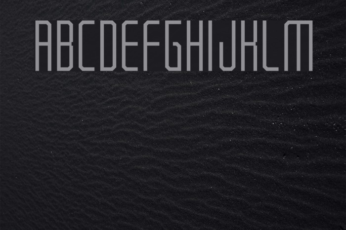Notchenarow Font examples