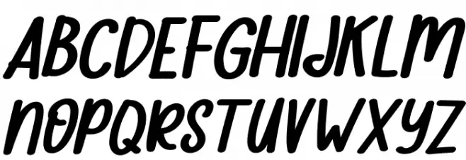 Note Kids School Italic Polices MAJUSCULES