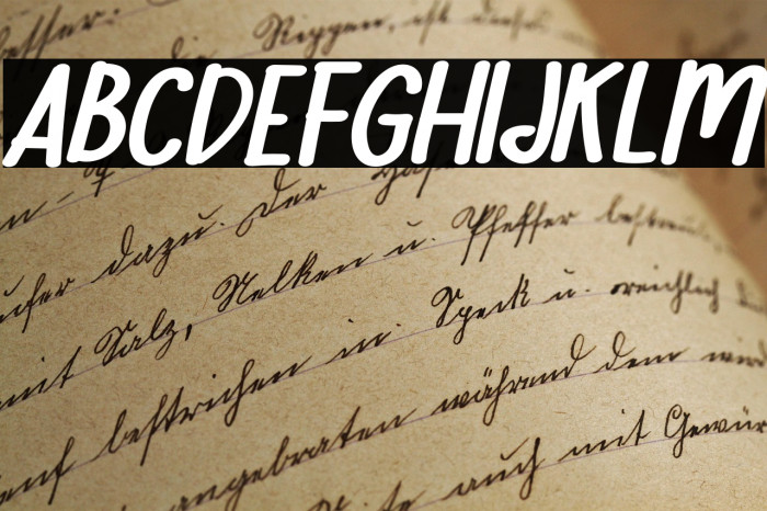 Note Kids School Italic Example 3