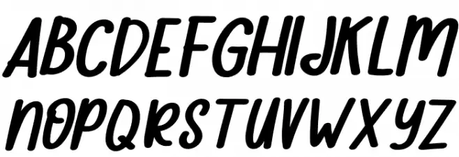 Note Kids School Italic Fonte MAIÚSCULAS