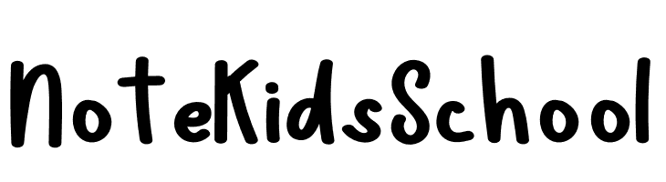 Note Kids School  font caratteri gratis