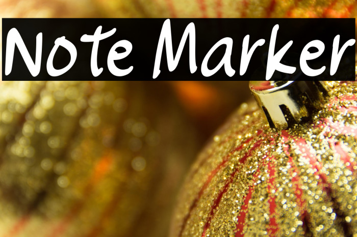 Note Marker Example 1