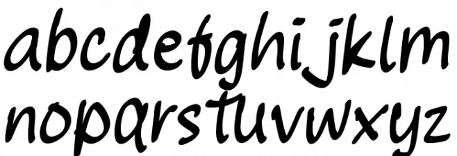 Note Marker Шрифта строчной