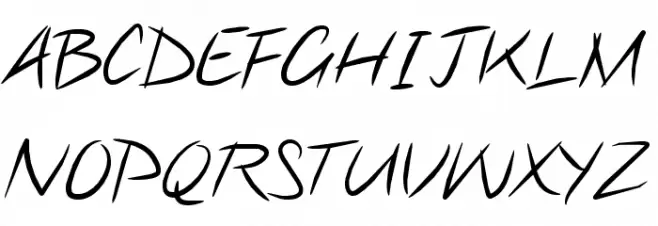 Note this Schriftart Groß