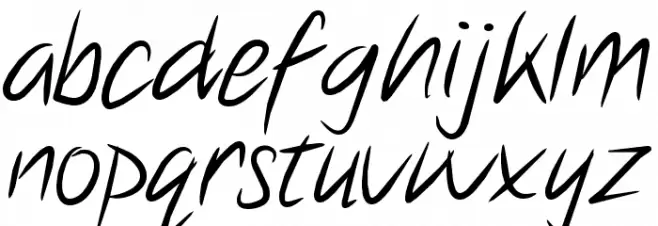 Note this Шрифта строчной