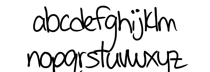 Note to Selfie Bold Fuentes MINÚSCULAS