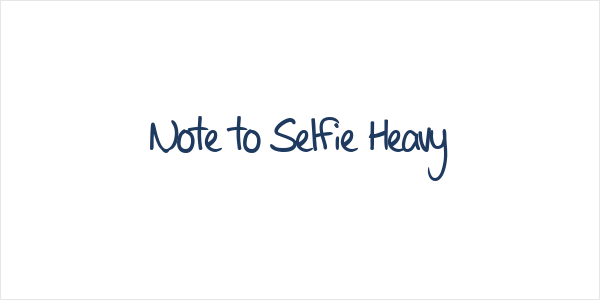 Note to Selfie Heavy Logo