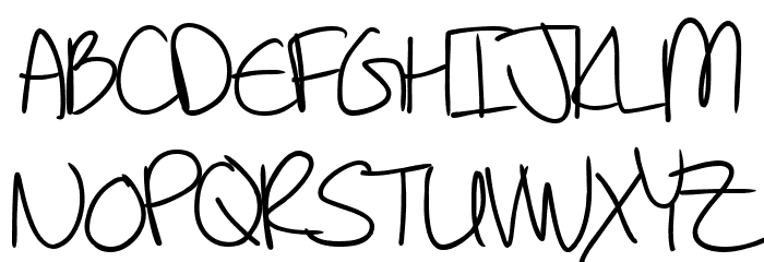 Note to Selfie Fonte MAIÚSCULAS