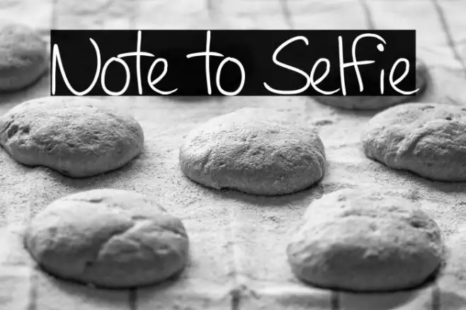 Note to Selfie Example 2