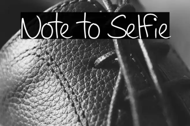 Note to Selfie Example 3