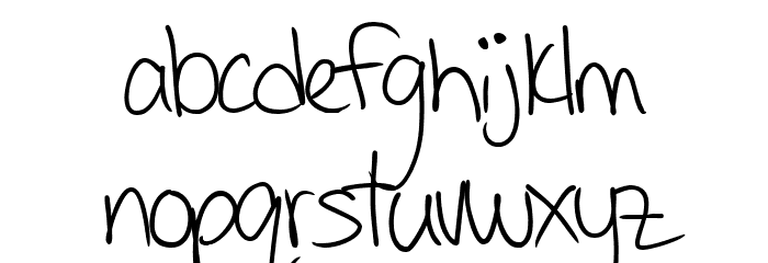 Note to Selfie Fonte MINÚSCULAS